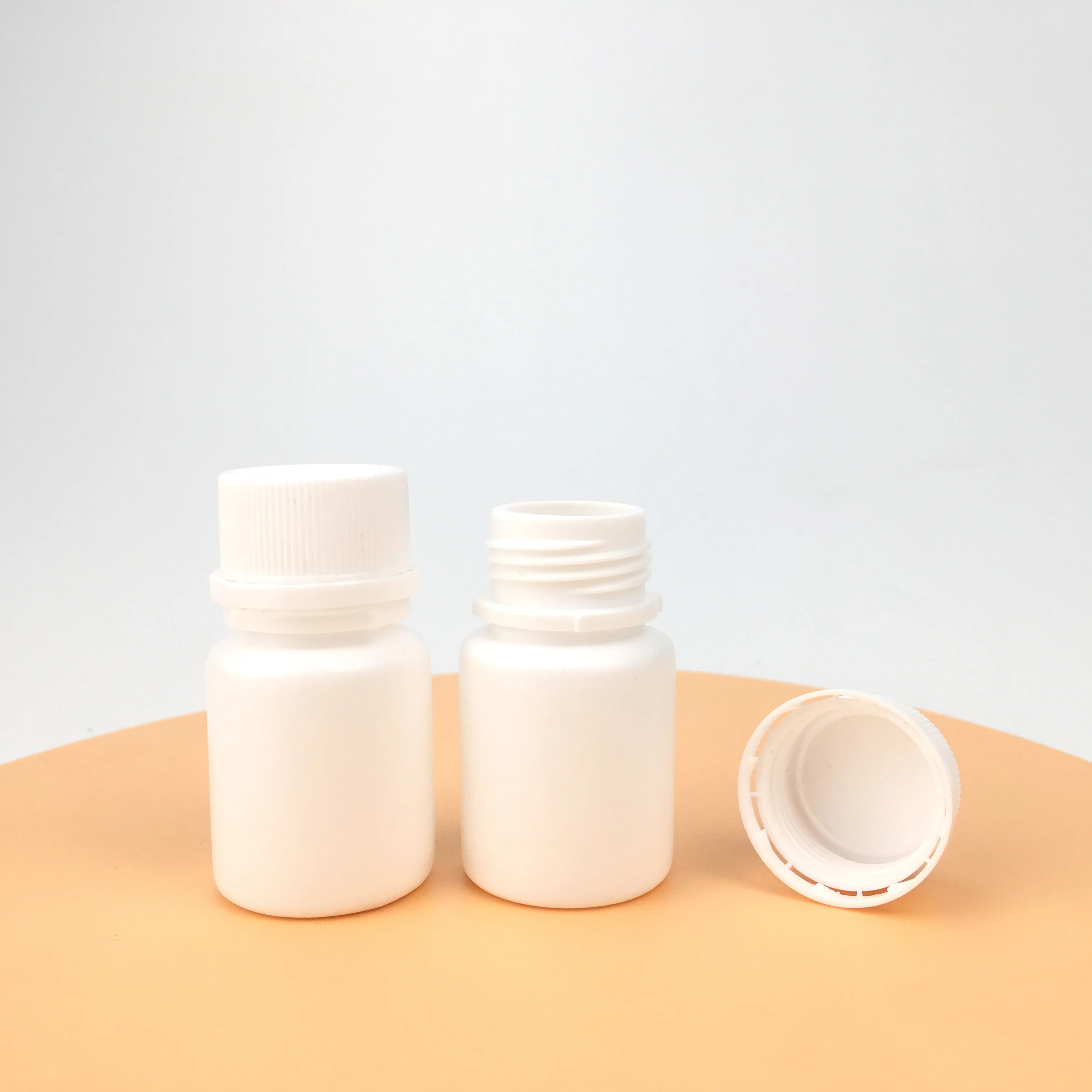 10ml 15ml 20ml 30ml 50ml 60ml 100ml 120ml 150ml 200ml HDPE White Pill Bottles Pharmaceutical Capsule Packaging Medical Bottle
