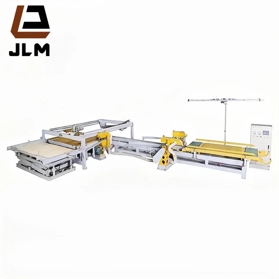 Jinlun Automatic double side size adjustable plywood edge trimming saw cutting machine
