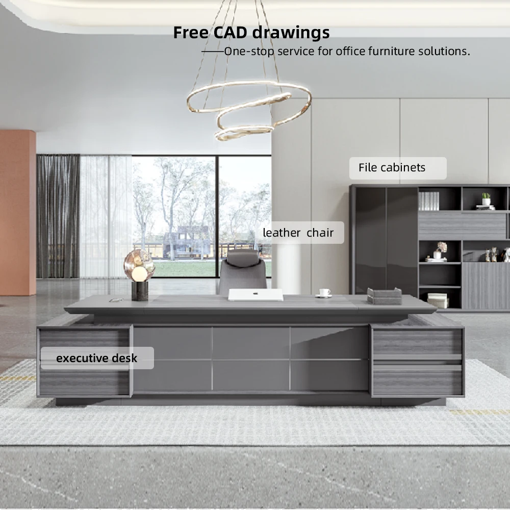 New modern design sofa set living room furniture office reception coffee table leather sofa set 1+1+3 combined sofa set