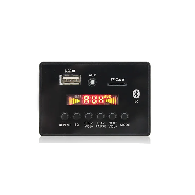 Color Screen MP3 Player 5.0 12V MP3 WMA Decoder Board Car Audio USB TF FM Radio Module