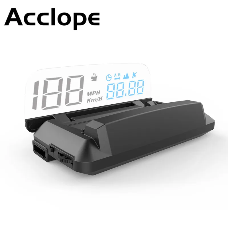 Australia Hot Selling Acclope 5 Inch HD G3 Windshield Screen HUD Display GPS Head Up Display Car