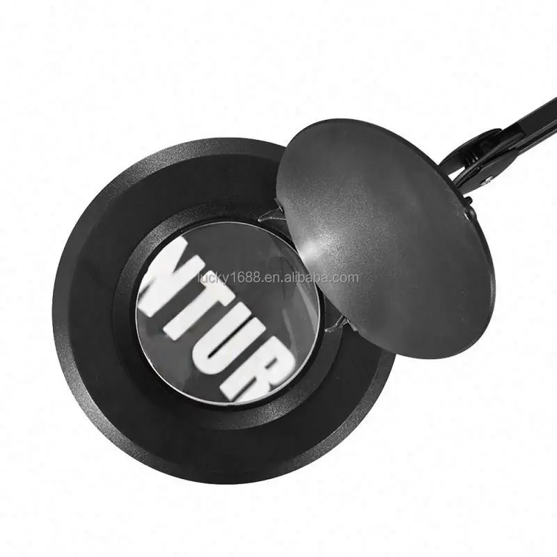 Beauty salon personal care adjustable rotatable desktop magnifying lamp led magnifier