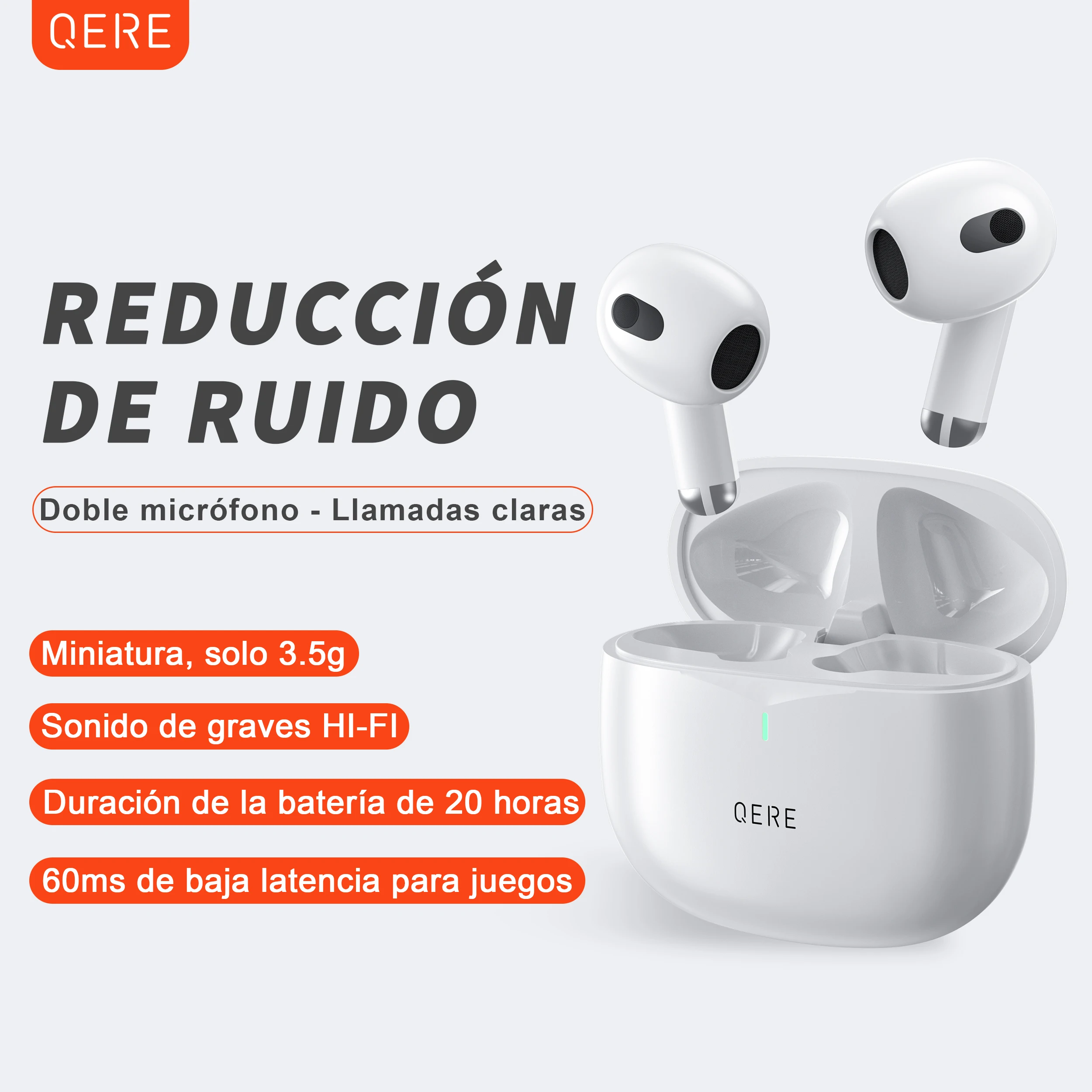 Envio desde Espana auriculares inalambricos earplugs earbud & in-ear head phones bluetooth wireless earphones audifonos