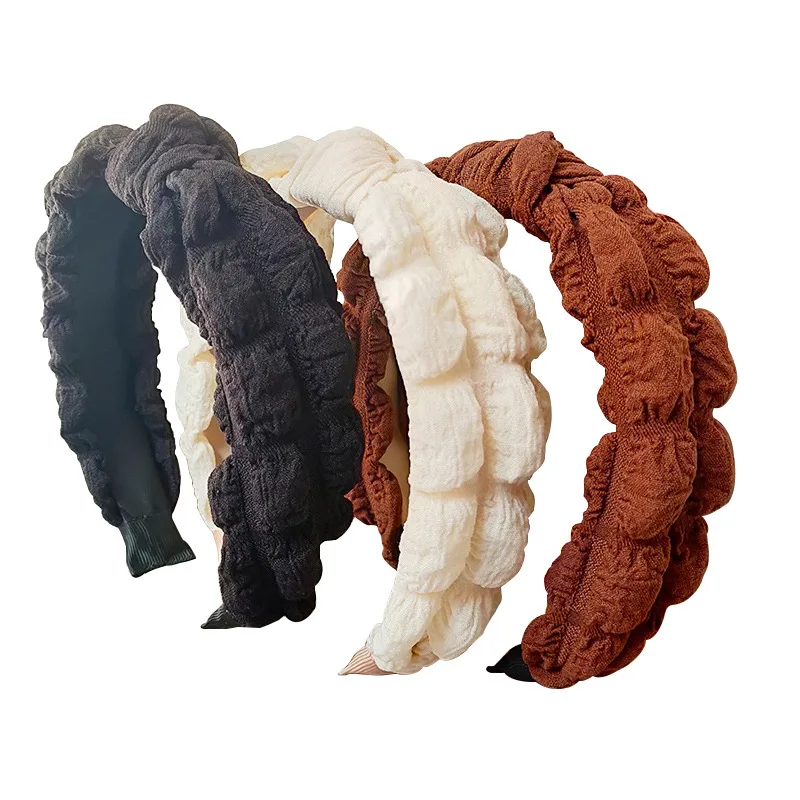 New Design Customized Winter Hairband wide brimmed soft headband accessories
