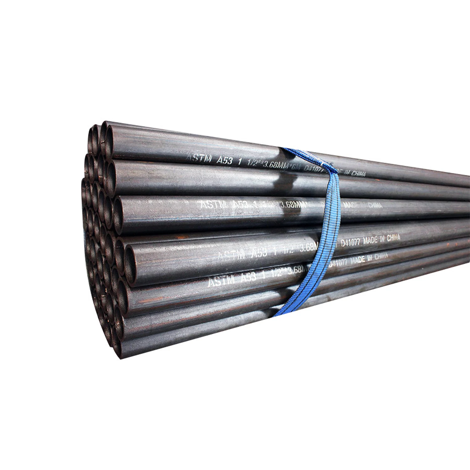 ASTM A106 A53 API 5L Seamless Carbon Steel Tube X42-X80 Oil and Gas Pipelines 12m Length ISO9001 Certified for Boiler Usage