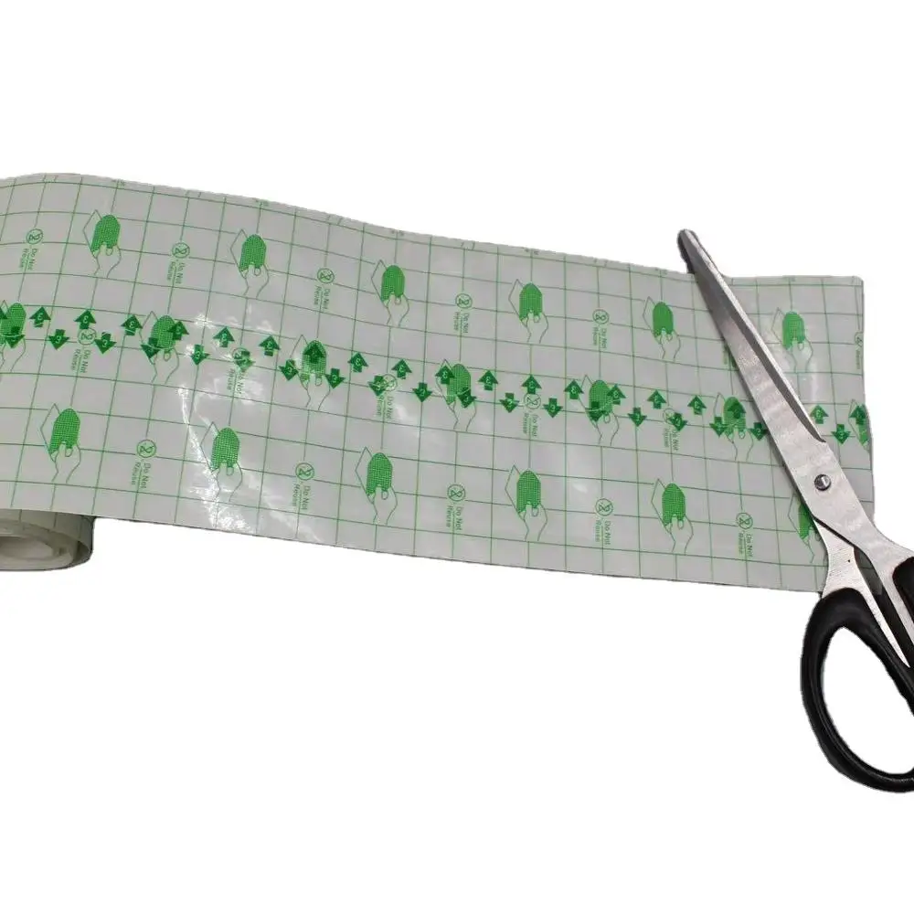 Medical adhesive hypafix  dressing retention fix roll  waterproof transparent film dressing extensible plaster tape