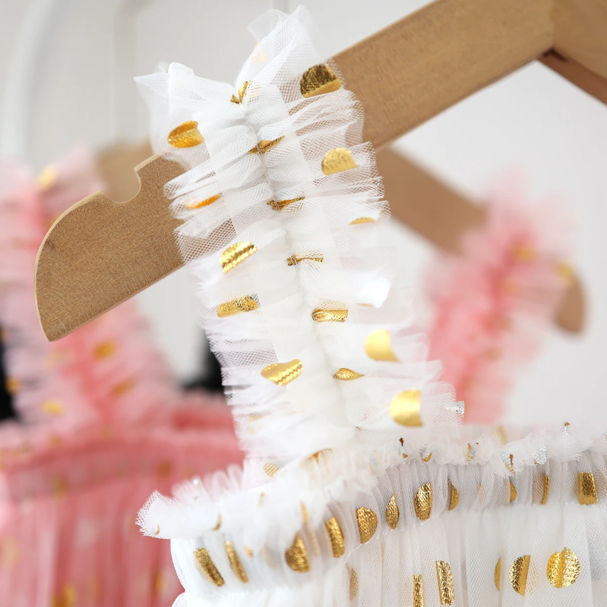 Baby Princess Dress 2024 Polka Dots 0-3 Years Little Girl Tulle Stripe Cotton Lining Toddler Tulle Summer Clothes Infant Frock