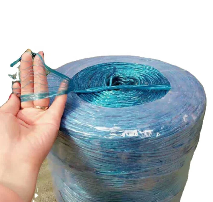 2.5g/m 5kg packing add UV protect pp split film baler twine string tie tomato pp plastic twine agriculture