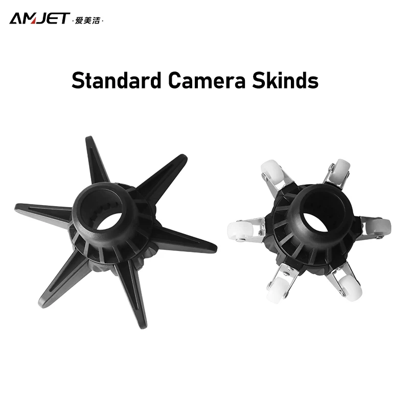 AMJET Large Imaging Machine Sapphire Lens, 4K Image Quality 100m Camera Endoscope Pipeline Inspection Camera