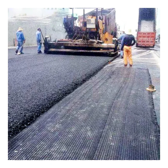 Fiberglass grid gravel grid paver geogrid paver asphalt reinforced fiberglass geogrid