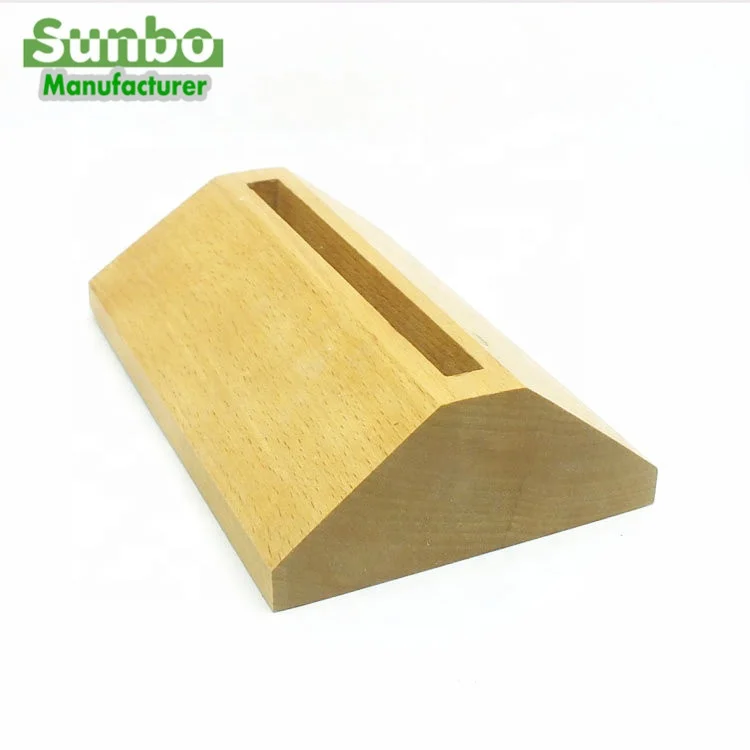 Price Tickets Base Support Desktop Display Card  Acrylic  Menu Wooden Base Holder