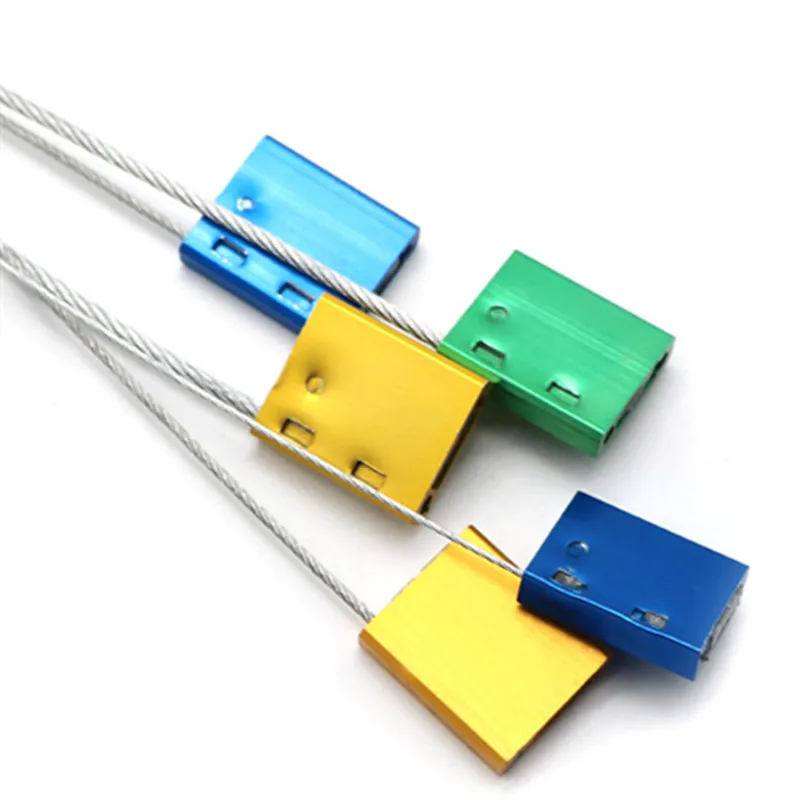 ISO17712  Proof Truck cargo container cable seal Heavy duty wire cable lock seal protection trailer cable seal