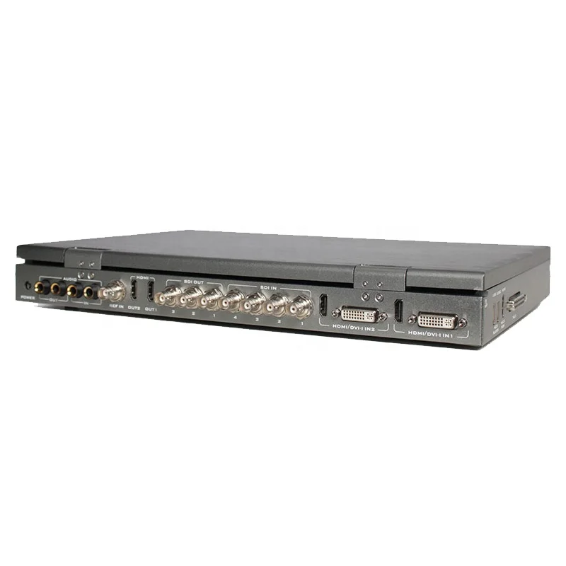 
Oton KSE17 12 ports multi camera all in one 4K UHD Video audio Live Streaming Switcher mixer with graphic cut auto switching 