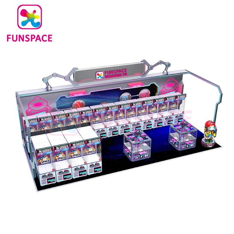 Funspace Factory Price Coin Operated Claw Machine Arcade Catch Doll Game Machine Gift Machine
