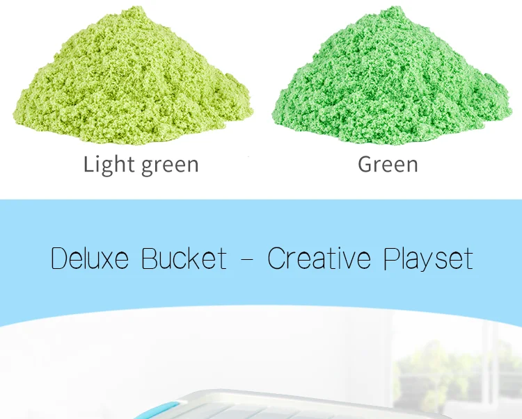 Stretch play sand space DIY sand toy children play art modeling soft cotton moving sticky mud magic sand