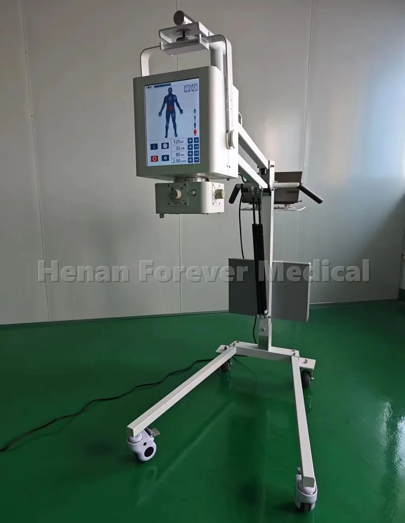 Medical 5.6KW Portable X Ray Machine Human/Veterinary System Digital xray Machine DR Flat Panel Detector X-ray