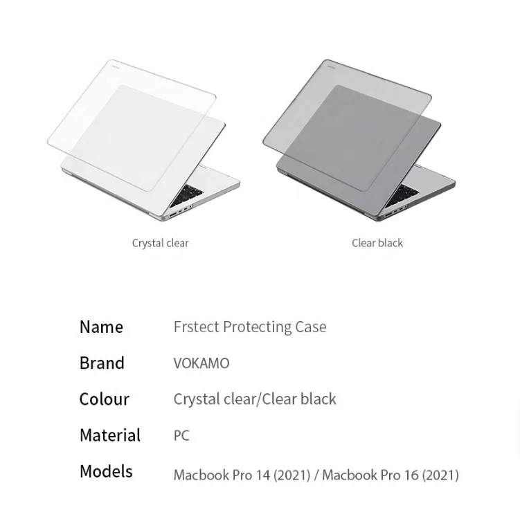 VOKAMO Protecting Case for MacBook Pro 14 (2021)/Pro 16 (2021)