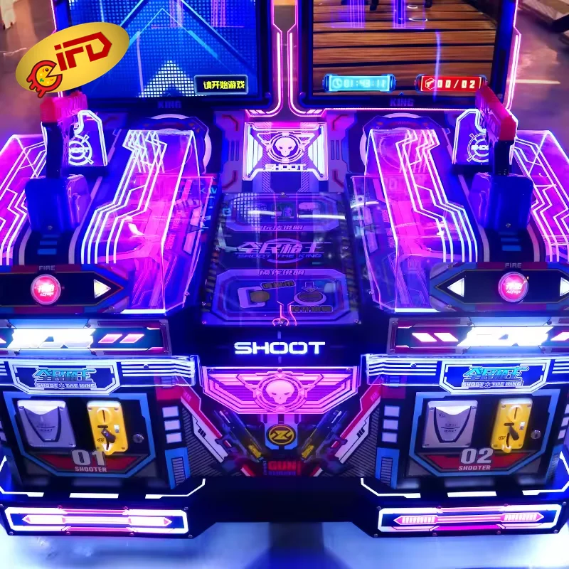 IFD Simulator Shooting Games Machine Fast Shooting Arcade Game Machine Kids Laser Gun Shooting Arcade Game Machine Coin Operated