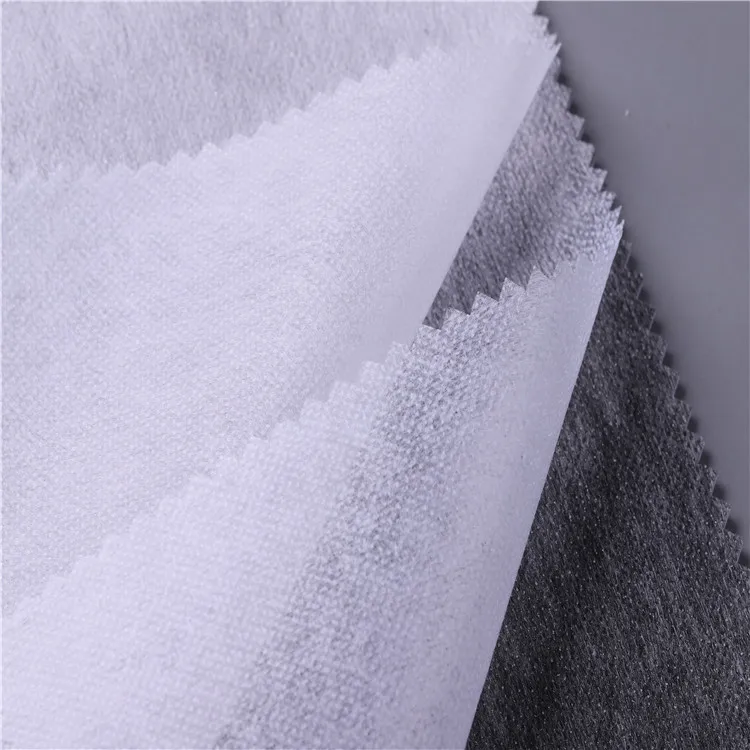 hot sale 100% polyester nonwoven interlining for garment