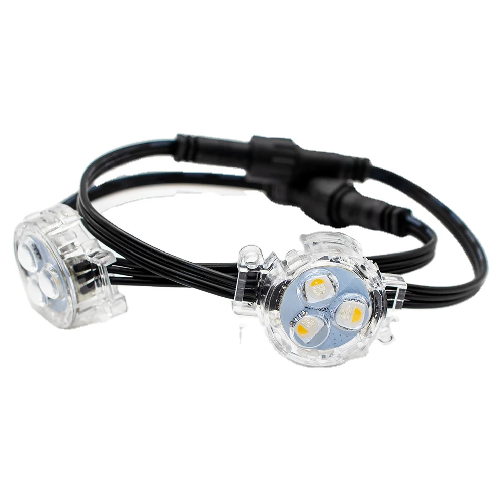 UCS2904 RGBW Smart Programmable 30mm RGB LED Pixel Light 12V SMD Chip IP65 Rated Permanent Light