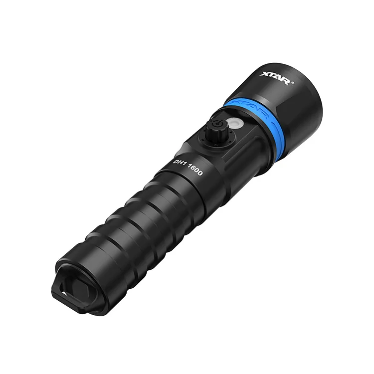 XTAR DH1 1600 лм IPX8 дальние расстояния 355 М Подводная охота пещера Ночная Дайвинг фонарик