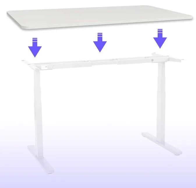 Single Motor Automatic Electric Adjustable Height Office Desk Standing Desk Lifting Table