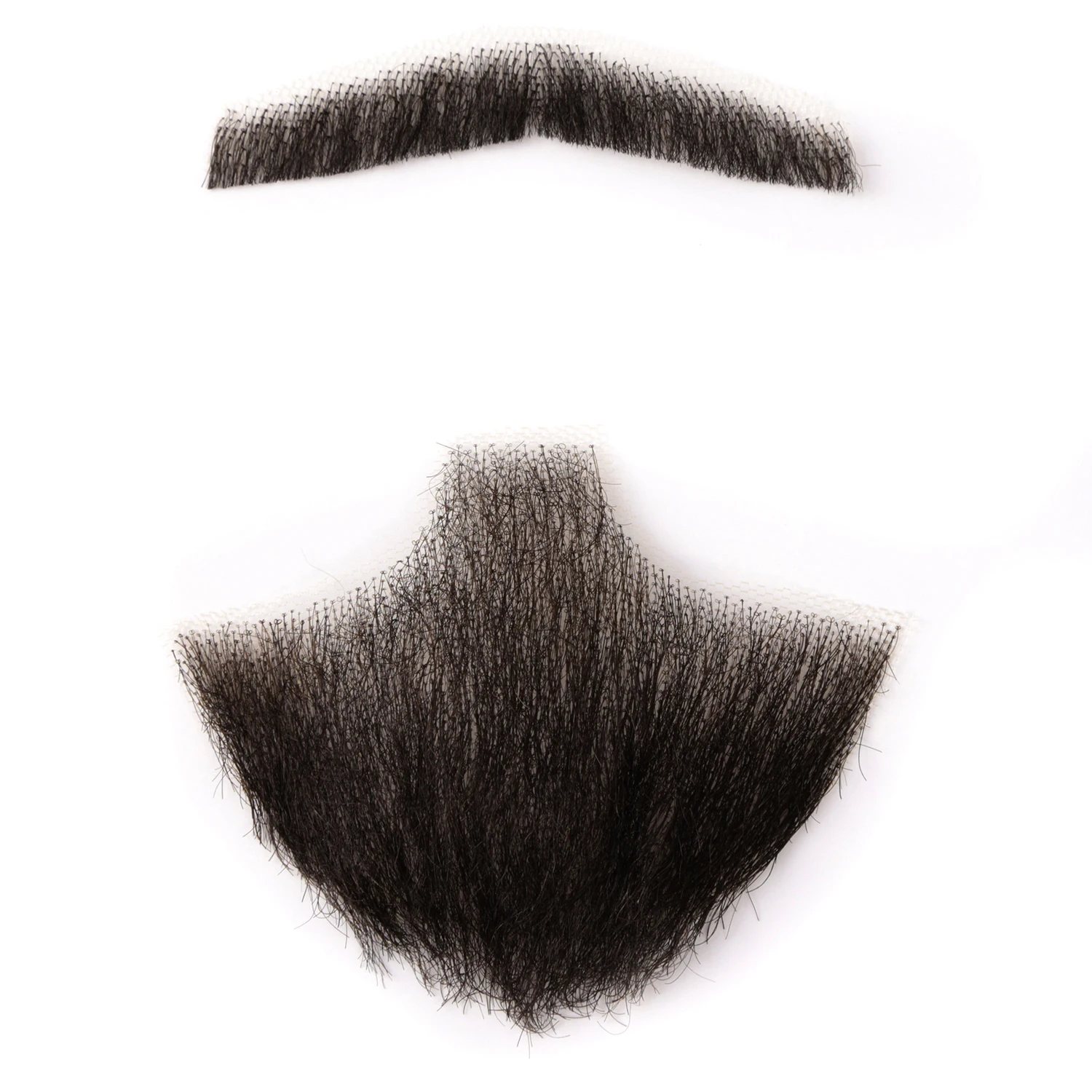 
K.S WIGS 100% Handmade Human Hair False Beard 