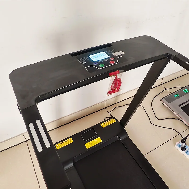 ZOSHINE  new LCD screen treadmill with table motorized treadmill flat exercise treadmill familu usage