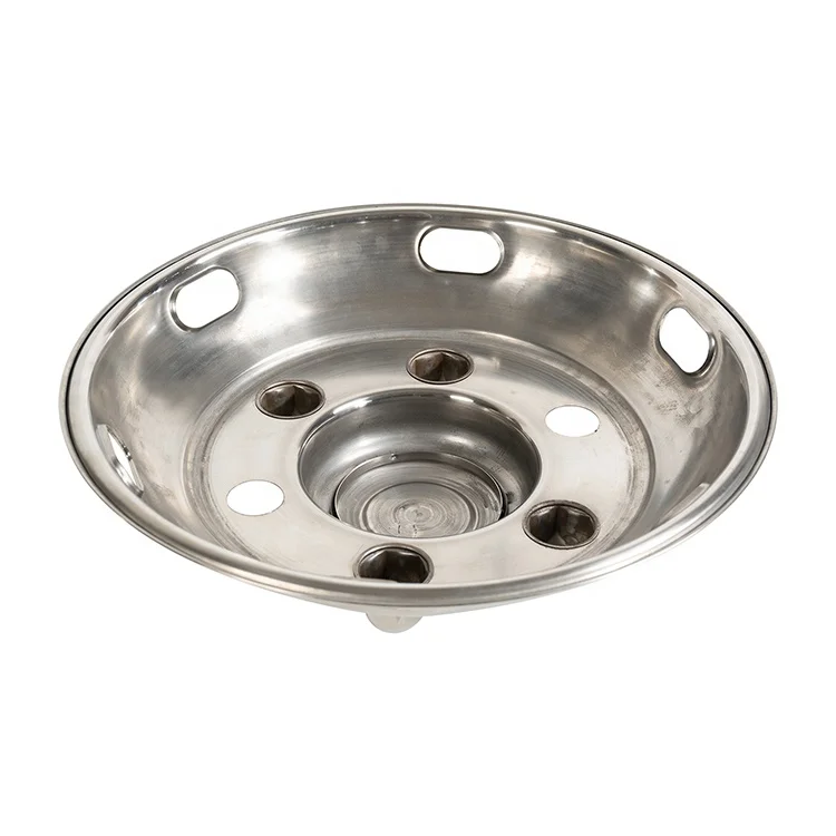 Mirror polished truck part accessories customized steel truck wheel simulator and cover