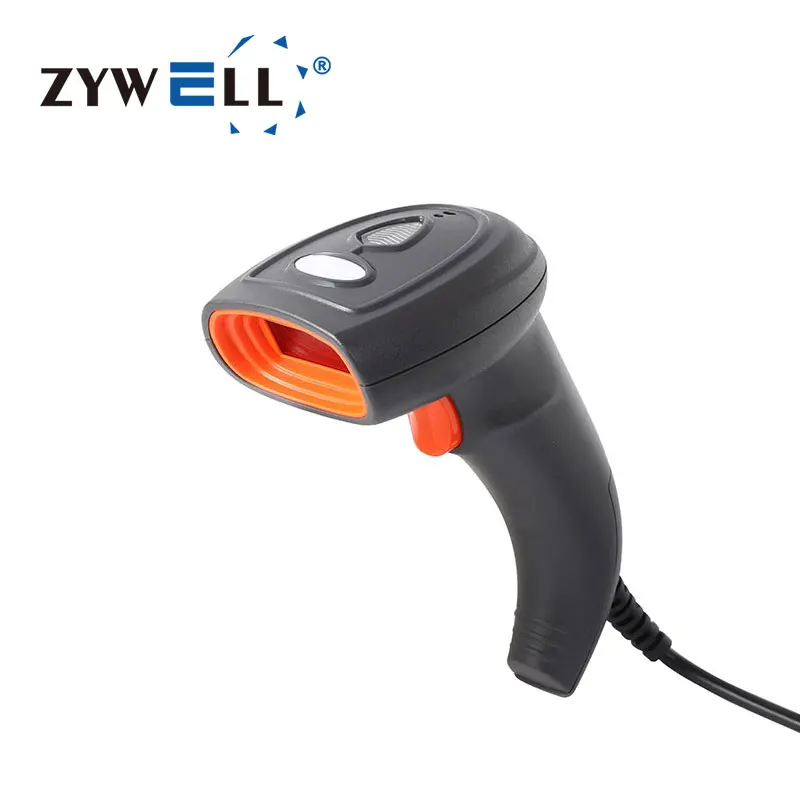 New handheld barcode scanner cheap factory price 1d wired barcode scanning gun barcode reader