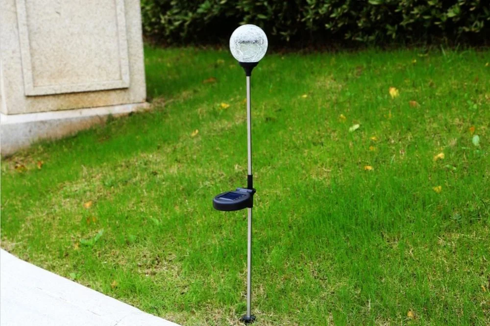 Solar Cracked Glass Ball Led Outdoor Solar Garden Light
