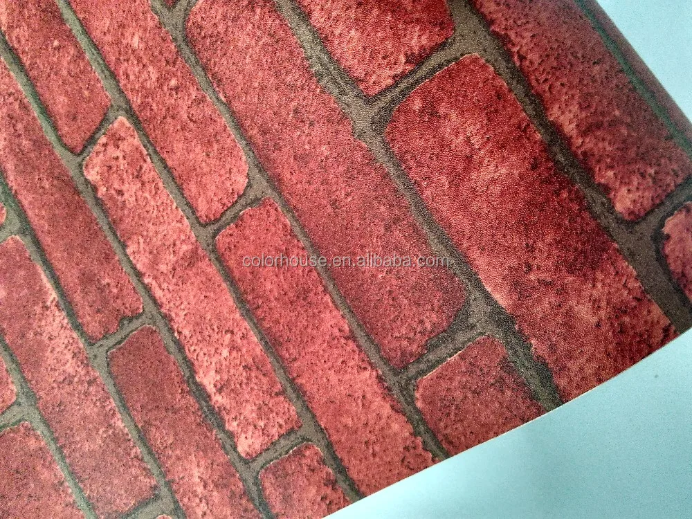 Wallpaper for Home Decorative PVC Self Adhesive Brick Design Wall Paper Use House Interior 1002