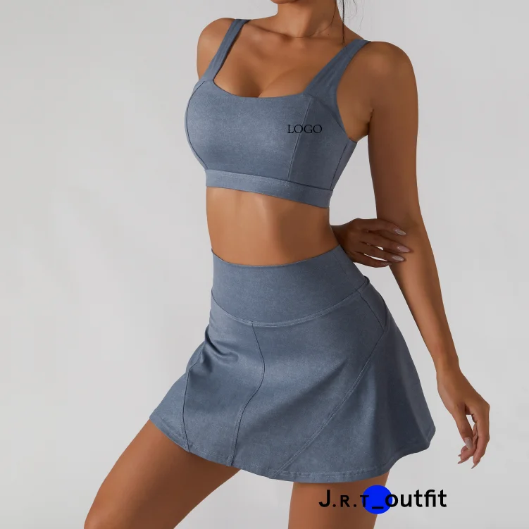 JRT Women Summer Golf Breathable High Waist Nylon Fitness Gym Yoga Tennis Skirt