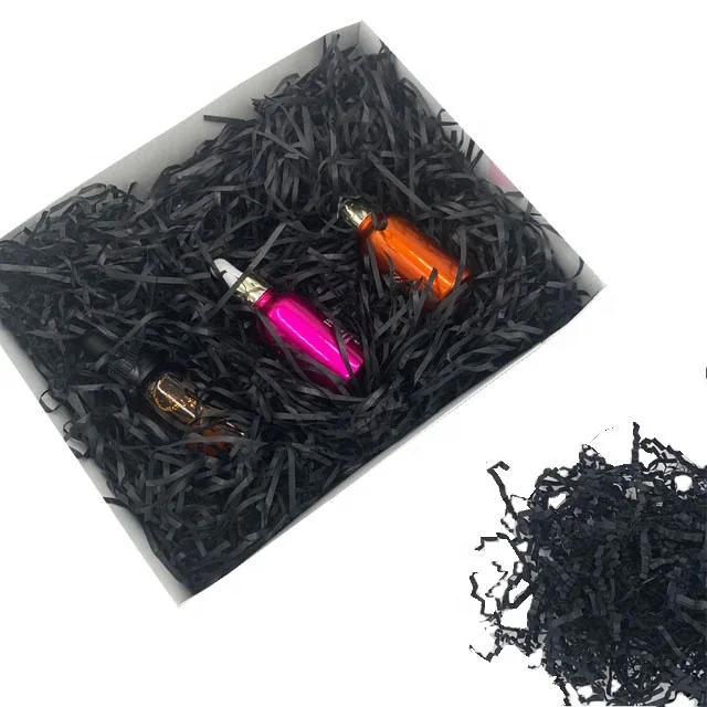 Wholesale Different Colour Balled Recycle Crinkle Cut Tissue Paper Shreds For Gift Box Filling