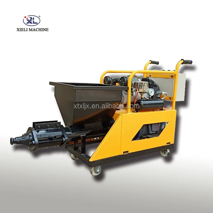 Xieli Machinery Multifunctional Mortar Spray Machines Exterior Wall Paint Spraying 220V Electric Diesel Spray machine