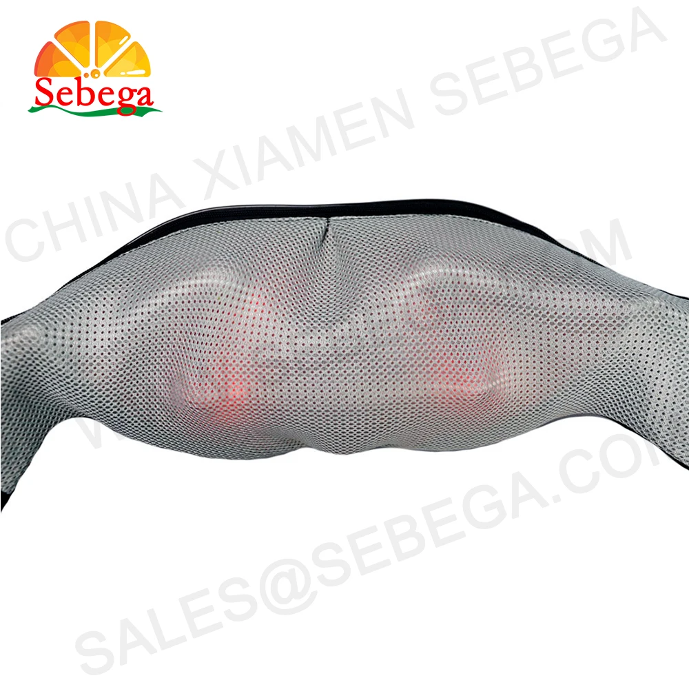 LOWER PRICE Comfortable Shiatsu Roller Ball Neck And Back Massage Belt pillow