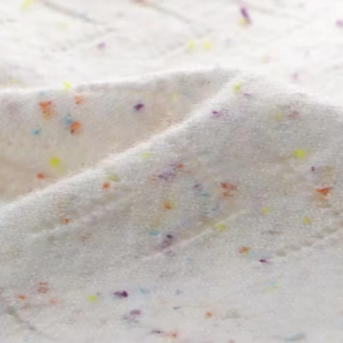 Blended yarn 55% viscose 32% nylon 13% polyester 28S/2 color point core spun yarn color point series