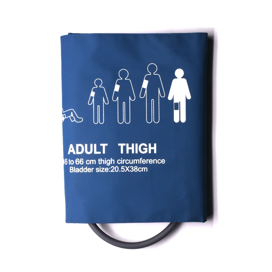 Adult Reusable Thigh Blood Pressure BP Cuff 46-66cm Single Tube NIBP Adult NIBP Cuff