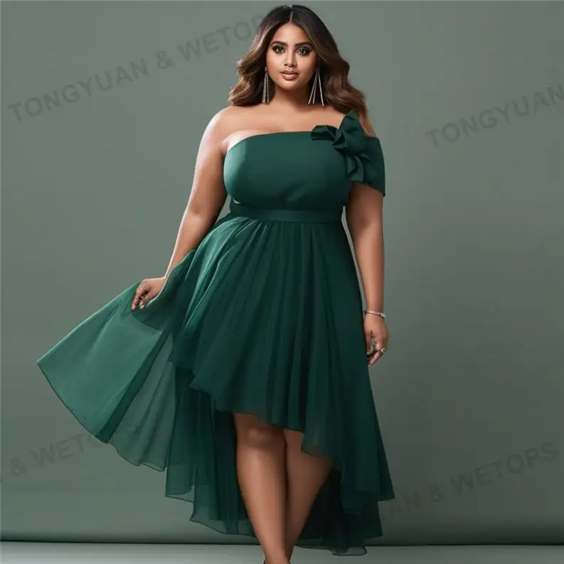 Плюс размер поставщика одежда зеленого цвета одним плечевым ремнем; Vestidos Para Fiesta на меху облегающие платья для женщин девушек элегантное 