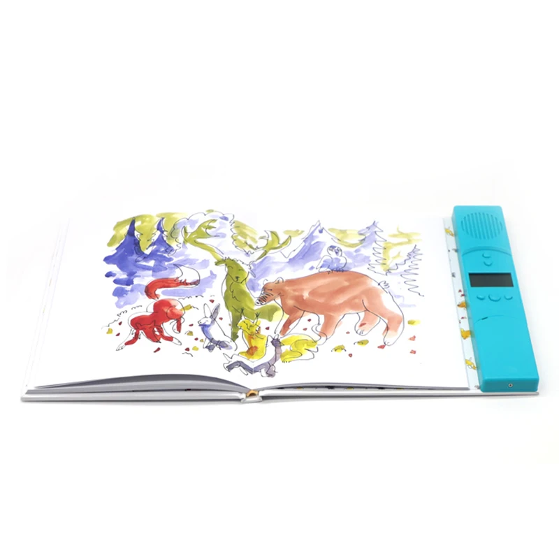 OEM custom printing early children education books baby sound board book Kids audio books