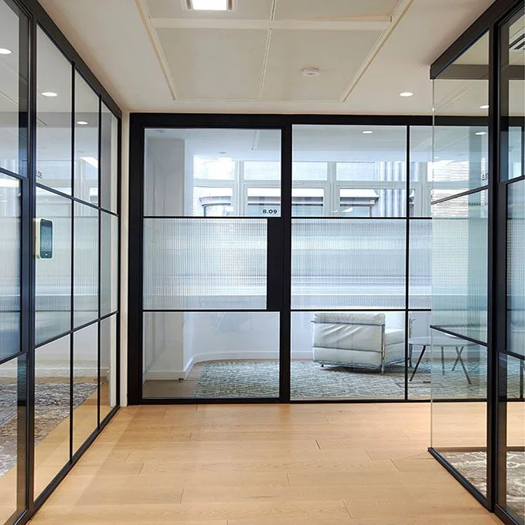 4mm 6mm 8mm fluted reeded ribbed pattern tempered toughened decorative glass partition wall panel