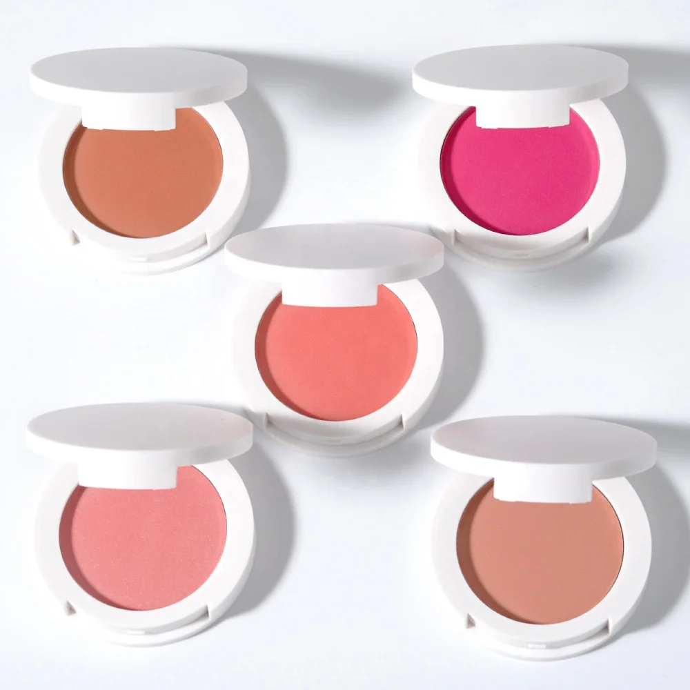 Private Label Long Lasting Lightweight Powder Blusher Custom Waterproof Soft Matte Blush