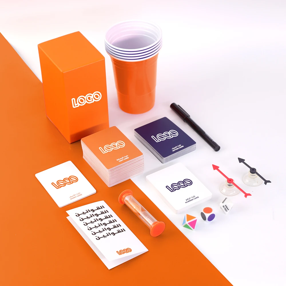 Adult Drinking Playing Communication Deck Custom Party Couple Card Game Custom Printing High Quality Printing Design with Box