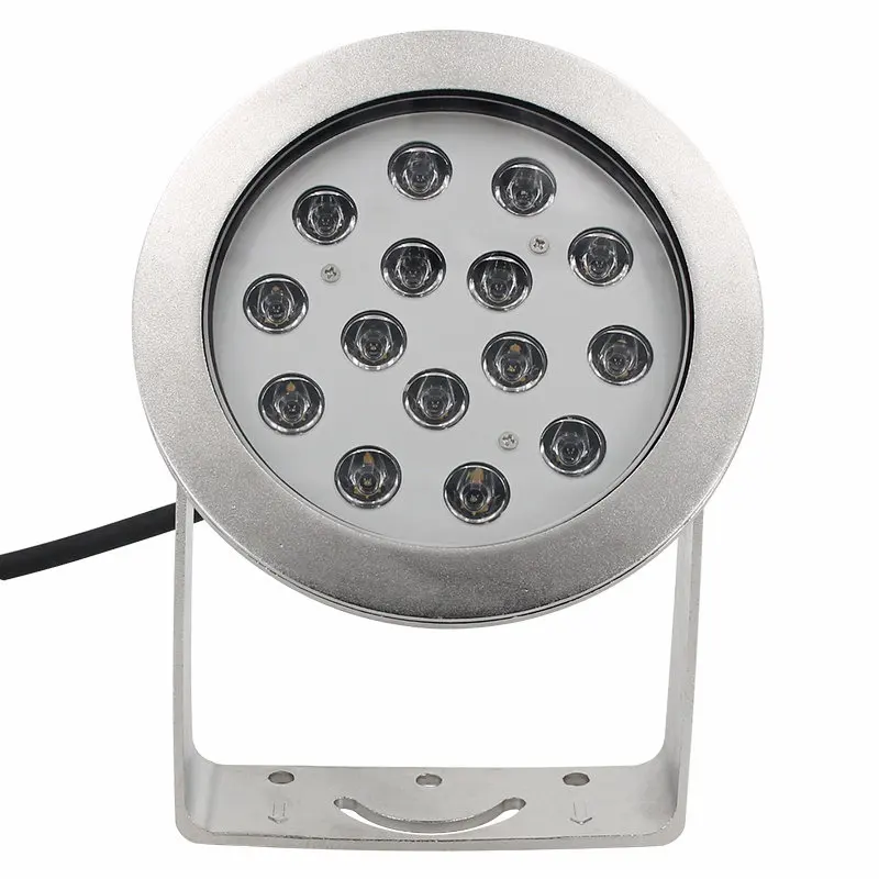 316L Stainless Steel IP68 Pool Underwater Light RGBW DMX512 AC/DC24V LED IP68 Rating Fountain Led Light
