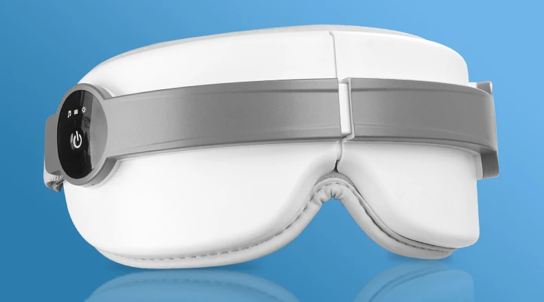 Factory Wholesale 6D Smart Electric Wireless Foldable Heating Vibration Built-in battery Rechargeable Eye massager