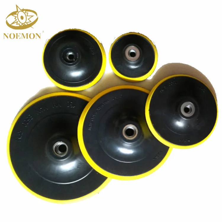 3mm  100/115/125/150/180mm EVA Plastic Backing Pad With Hook And Loop