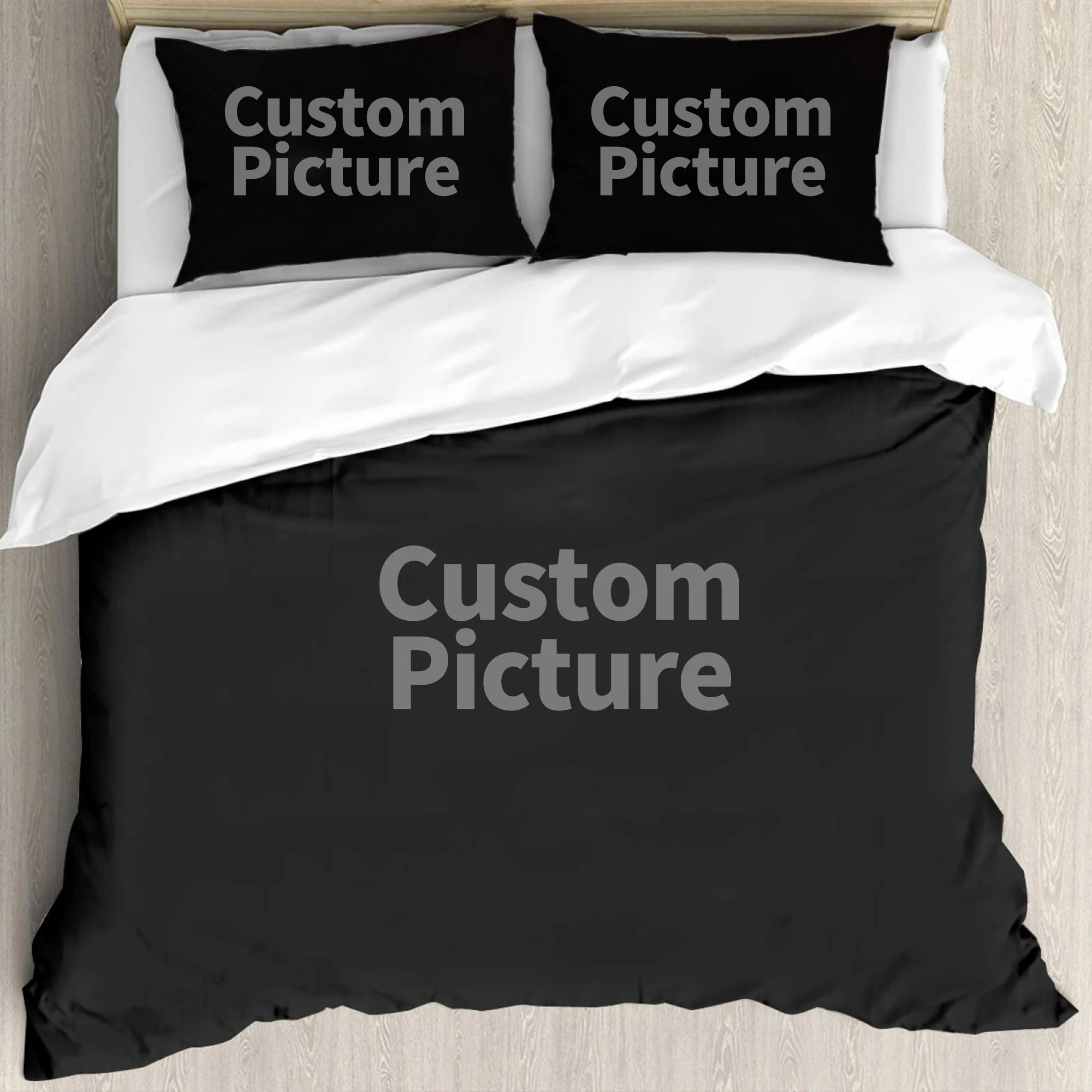 Custom Design  Microfiber Print Bedding Bed Sheets King Size Bedding Set Custom Design