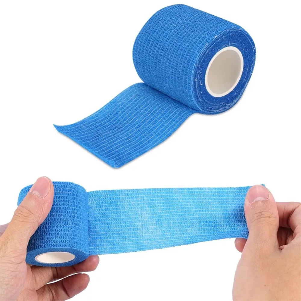 Self Adherent Cohesive Bandages First Aid Tape Elastic Self Adhesive Tape Vet Wrap for Cat, Dog