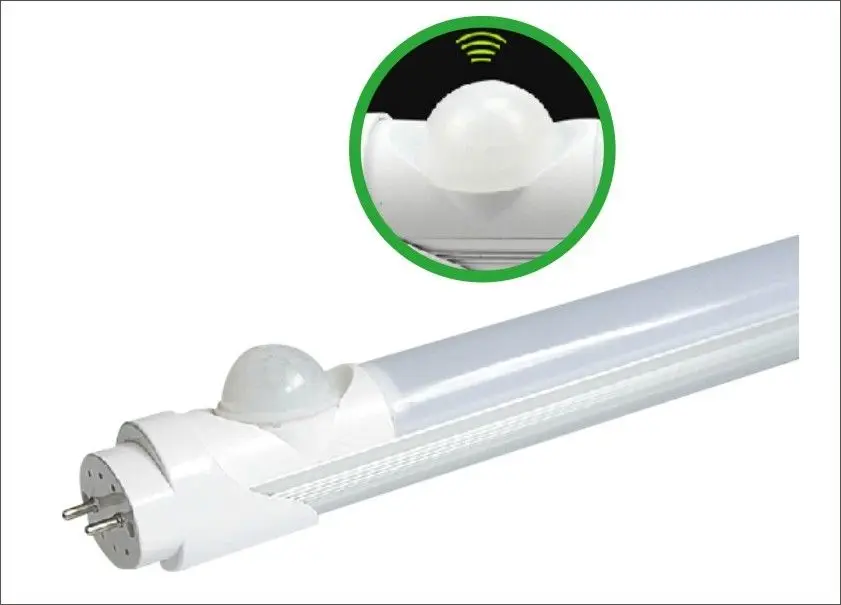 PIR 2ft/ 3ft/ 4ft/ 5ft/ 6ft/ 8ft CRI90 T8 led tube Factory price t8 led tube with motion sensor Daylight G13 lighting