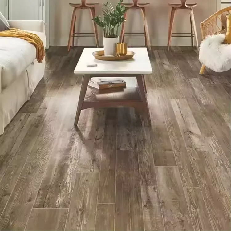 Luxury Vinyl SPC Stone floor briks using recycled farm waterproof large Plastic Composite slat floor for goose roll black mat